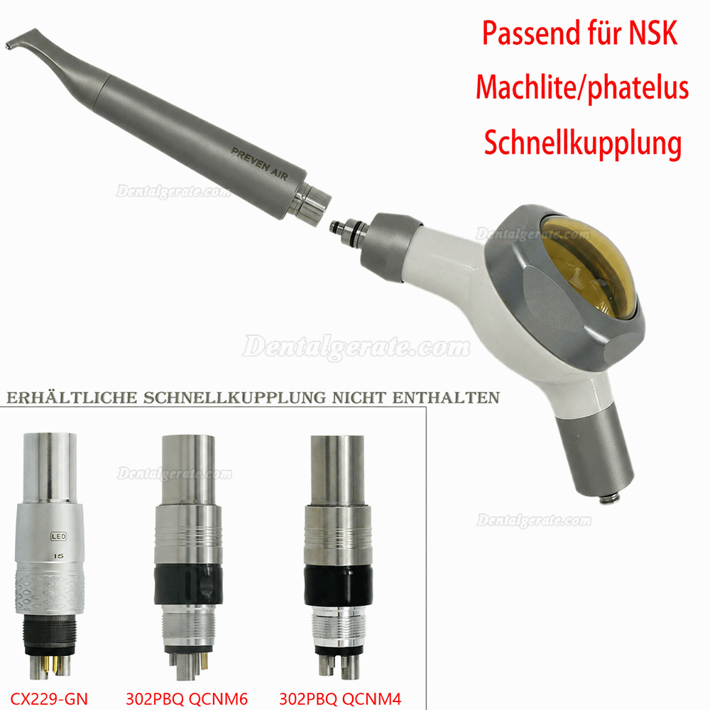 Prevern Air-N Pulverstrahlgerät Dental Luftstrompolierer NSK Kupplung Kompatibel Prevern Air-N Pulverstrahlgerät Dental Luftstrompolierer NSK Kupplung Kompatibel